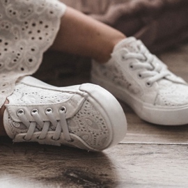 Harjakattoiset tennarit Big Star JJ374134 Valkoiset valkoinen 1