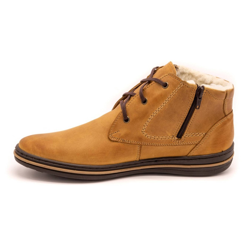 Polbut 339 punaiset kengät miehille ruskea oranssi 1