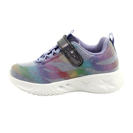 American Club ADI-urheilukengät LED hehkuva tarranauha ES87 / 22 violetti 1