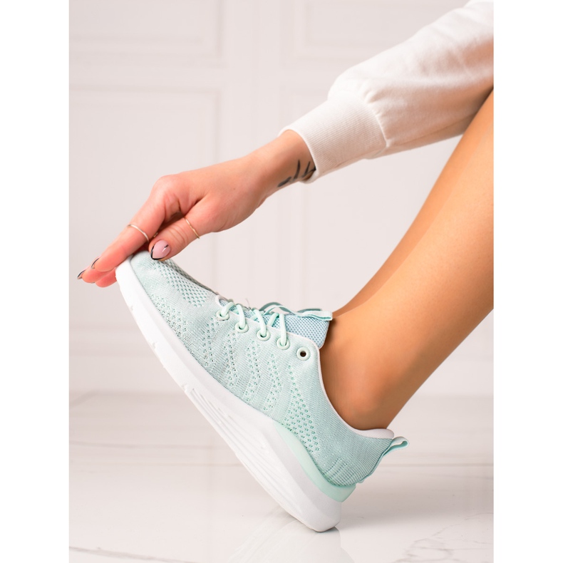 TRENDI Vaaleat Mint-saappaat sininen 2
