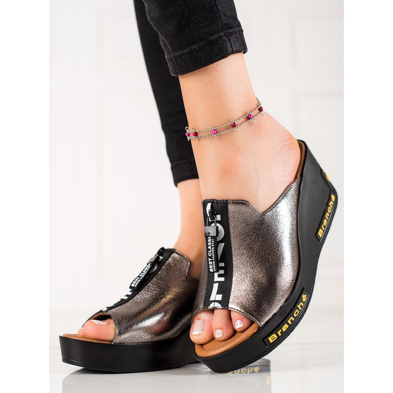 VINCEZA Wedge -sandaalit harmaa 1