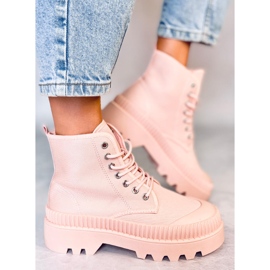 Costa Pink nilkkakorkeiset vaelluslenkkarit vaaleanpunainen 1