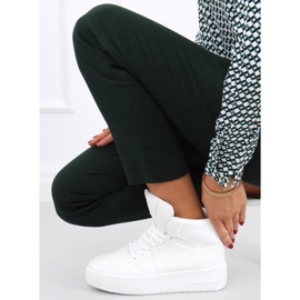 Rocha White -korkeat lenkkarit valkoinen 1