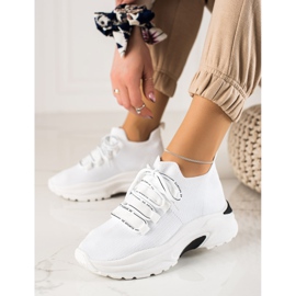 Camo Mukavat urheilukengät alustalla valkoinen 1