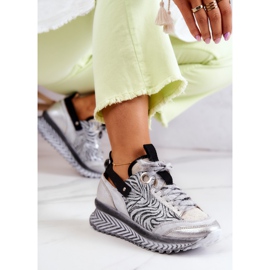 Naisten nahkaiset Maciejka-lenkkarit 04916-03 harmaa 1