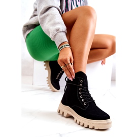 PS1 Suede Boots Tied Black Hurricane musta 6