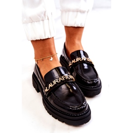 Maalattujen leivän naisten kirjaimet la.fi musta nahka 4