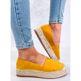 Pilar Yellow naisten espadrillit keltainen 1