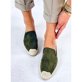 Carmen Green espadrilles naisten tossut vihreä 2
