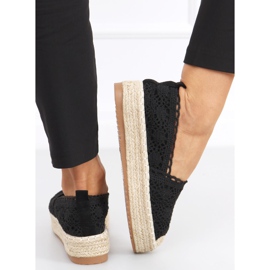Alice Black Lace Espadrilles musta 2