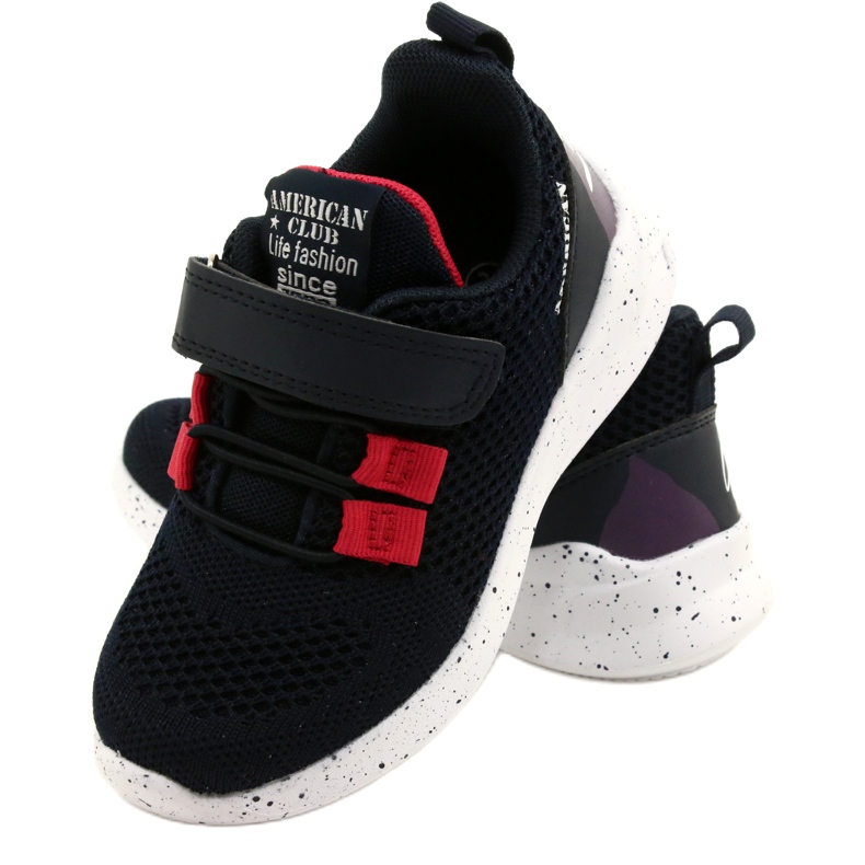 American Club RD13/22 Velcro urheilukengät, tummansininen 5