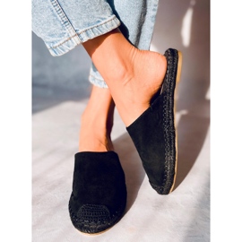 Täysväriset espadrillit Marina Black musta 1