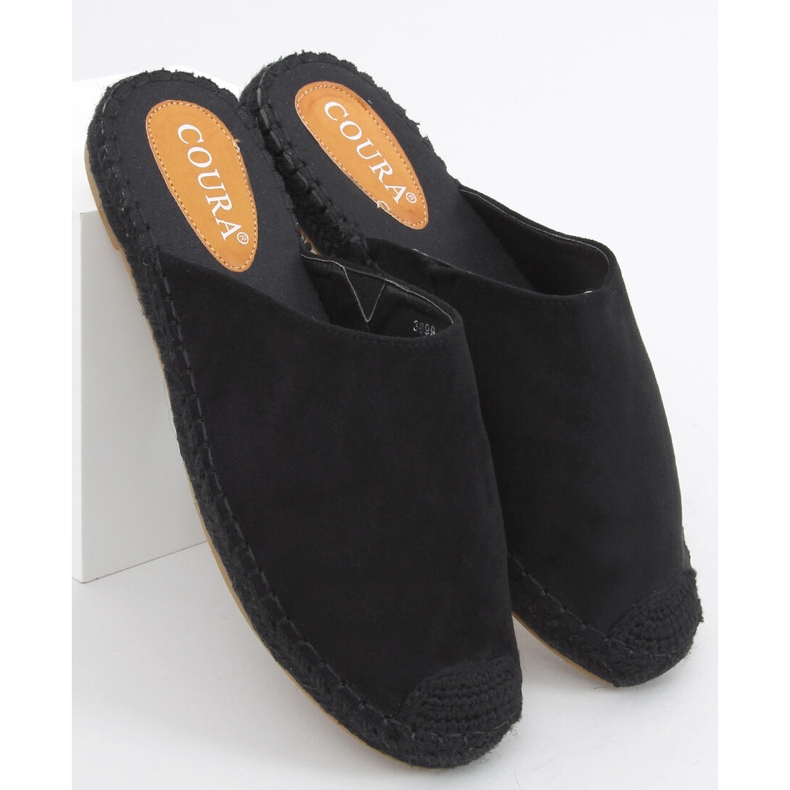 Täysväriset espadrillit Marina Black musta 2