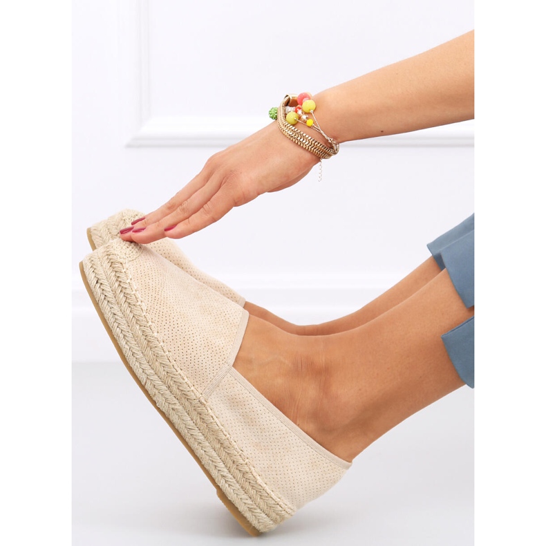 Zeca Beige naisten espadrillit 1
