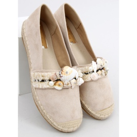 Lola Beige espadrillit kuorilla 1