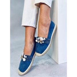 Lola Blue espadrillit kuorilla sininen 1