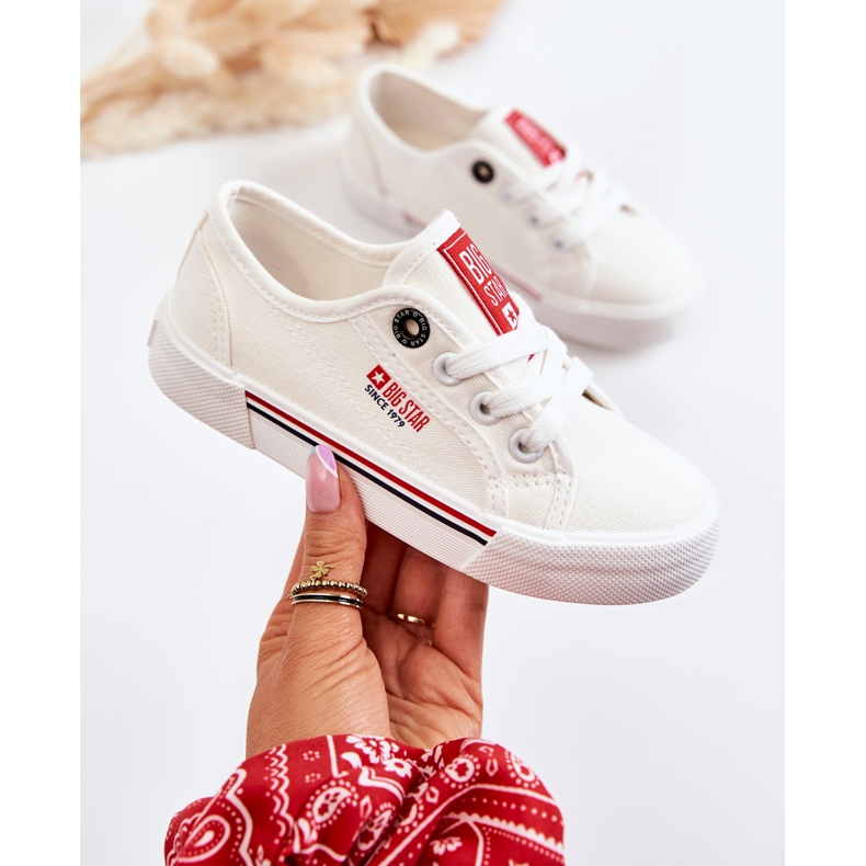 Lasten matalat tennarit Big Star JJ374170 valkoinen 1