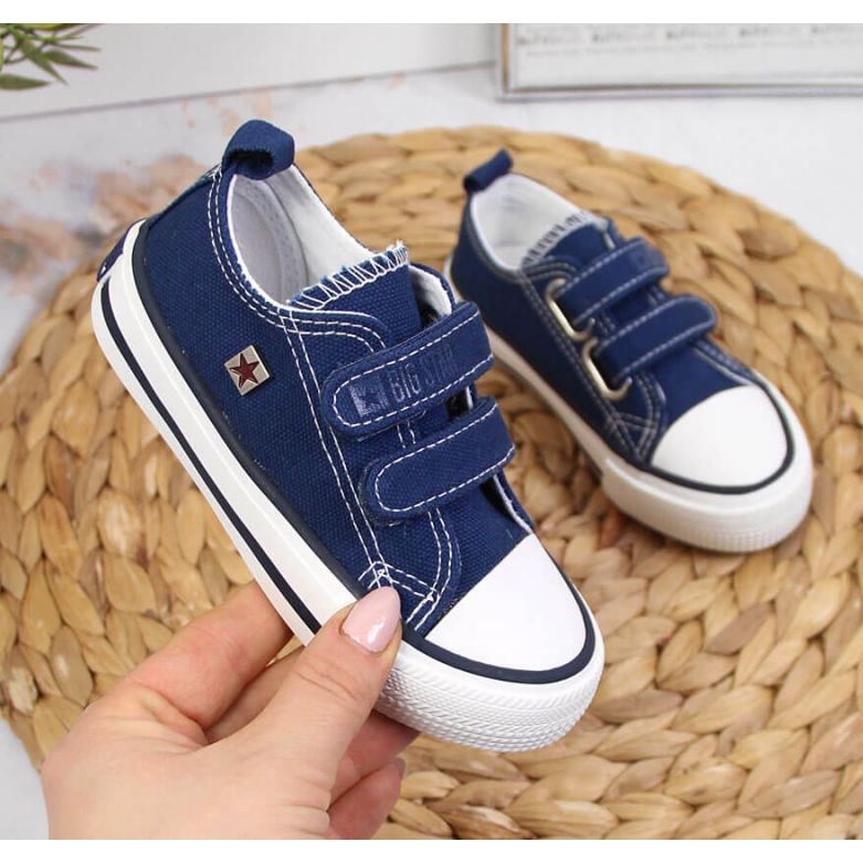 Velcro tennarit Big Star Jr HH374097 laivastonsiniset tummansininen 1