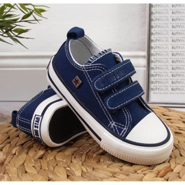 Velcro tennarit Big Star Jr HH374097 laivastonsiniset tummansininen 2