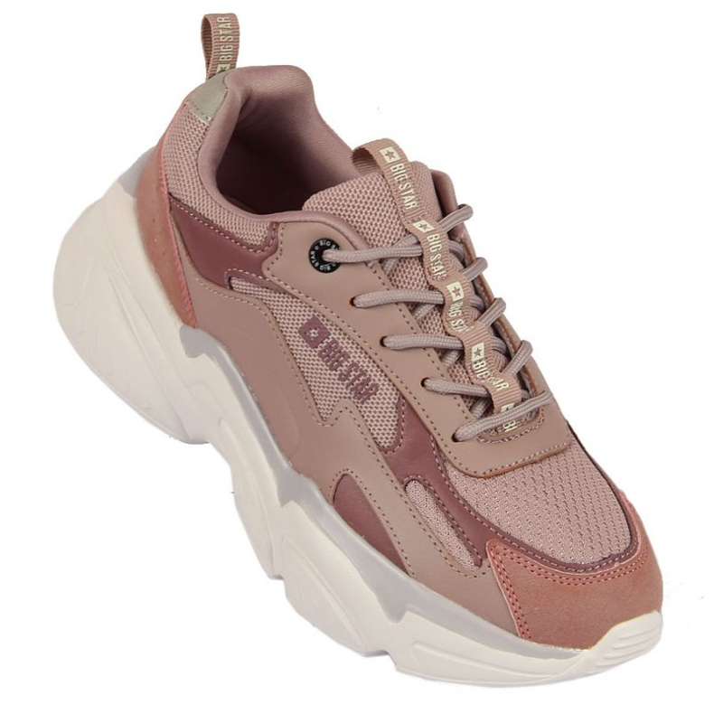 Urheilukengät alustalla Big Star W HH274258 pinkki monivärinen vaaleanpunainen 1