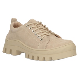 Mokkanahkaiset tennarit Filippo DP3522 / 22 BE Beige 1