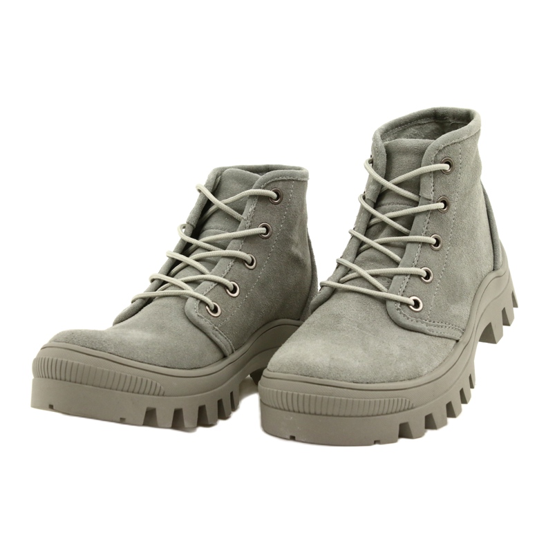 Korkeat nahkalenkkarit Filippo DPT3523 / 22 GR Harmaa 2