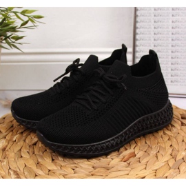 Tekstiiliurheilukengät Uutiset Jr EVE338A musta 2