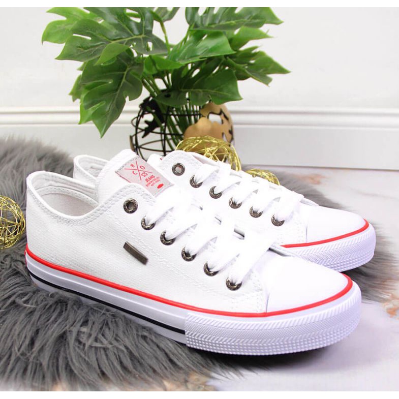 Textile Cross Jeans W JJ2R4009C valkoiset tennarit valkoinen 2