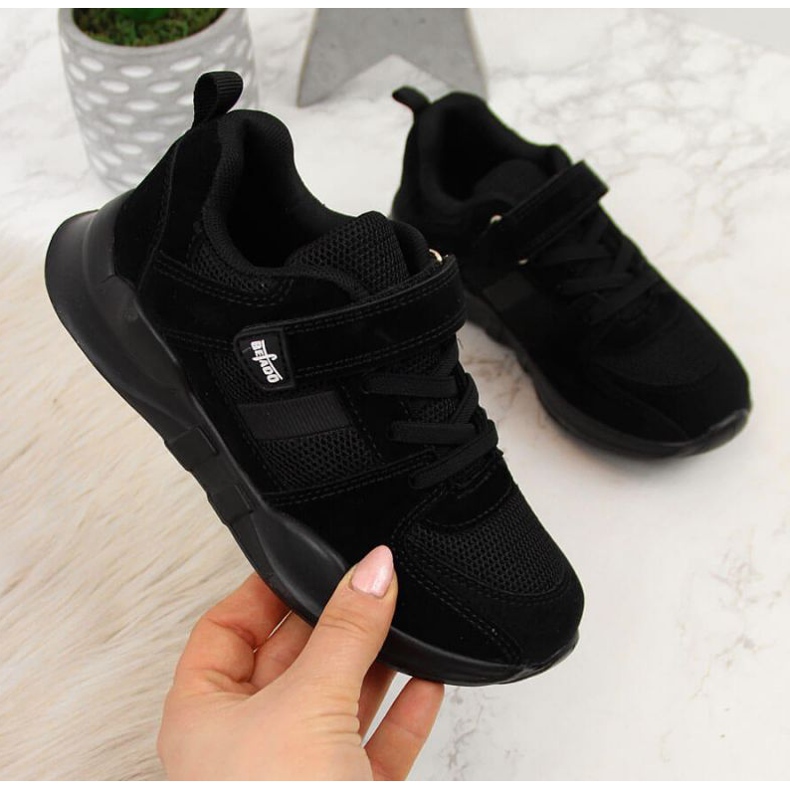 Mustat Befado Jr BEF25A Velcro urheilukengät 1