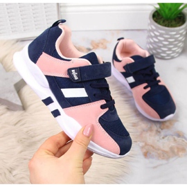 Befado Jr BEF25E laivastonsiniset velcro urheilukengät tummansininen 1