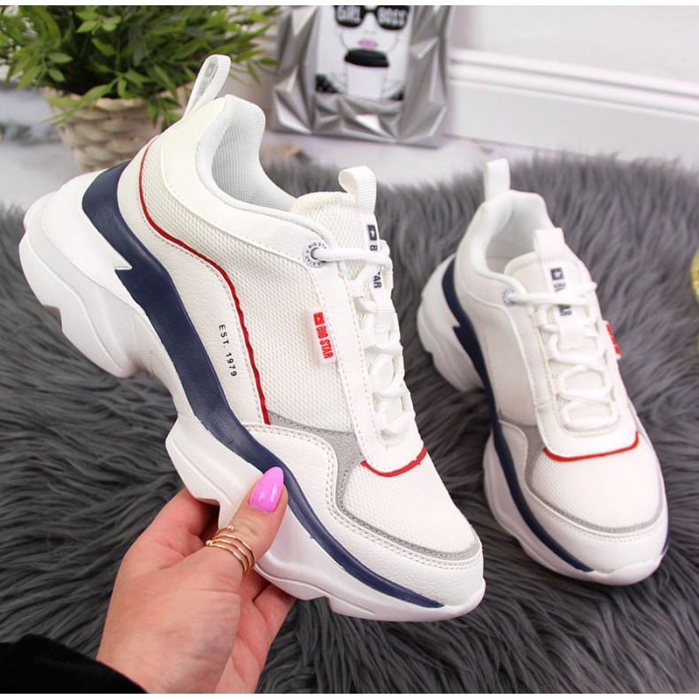 Urheilukengät Big Star W JJ274A116 valkoinen 1