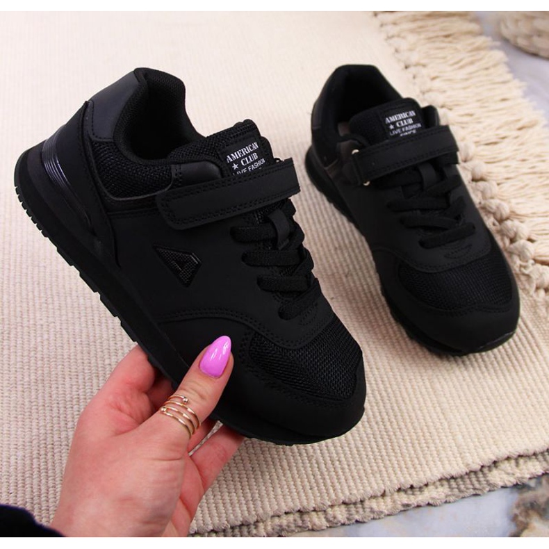 Tarrakengät American Club Jr AM788A mustat 1