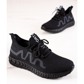 TRENDI Kevyet urheilukengät musta 1