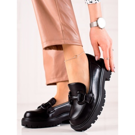 Seastar Muodikkaat loaferit alustalla musta 1