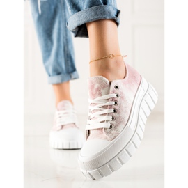 W. Potocki Tennarit Potocki-alustalla valkoinen vaaleanpunainen 2