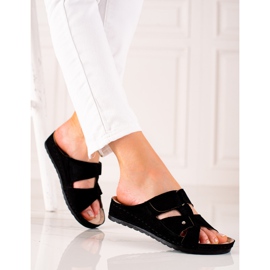 Mukavat ja kevyet VINCEZA-tossut musta 1