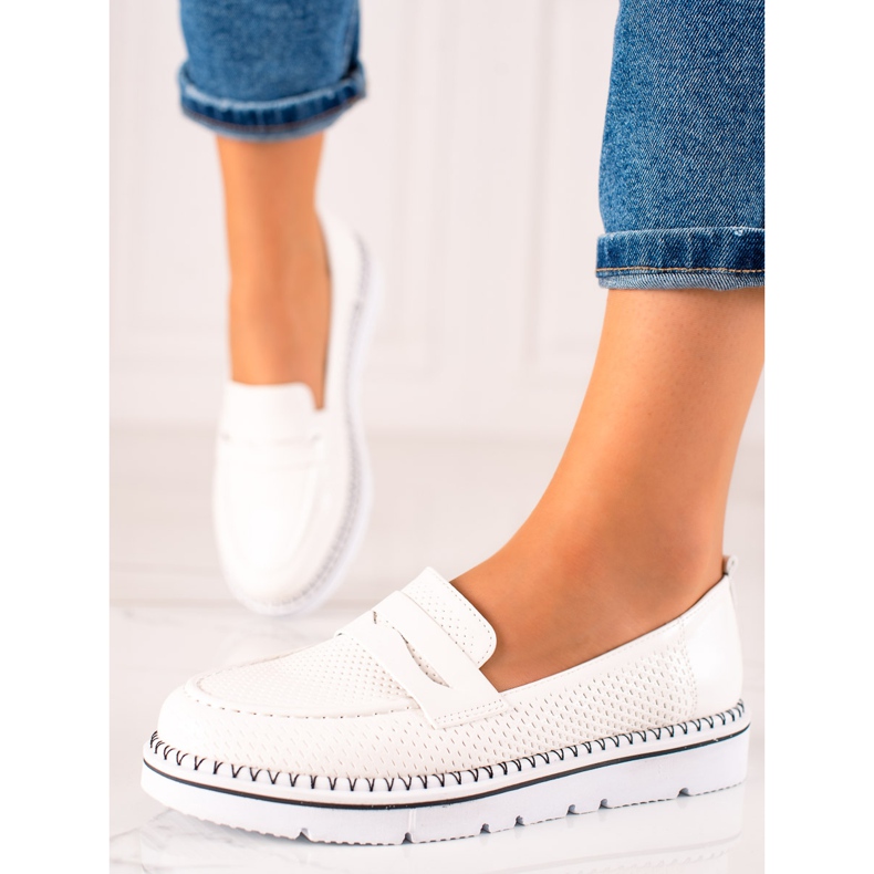 Goodin Mukavat Casual Loafers valkoinen 1