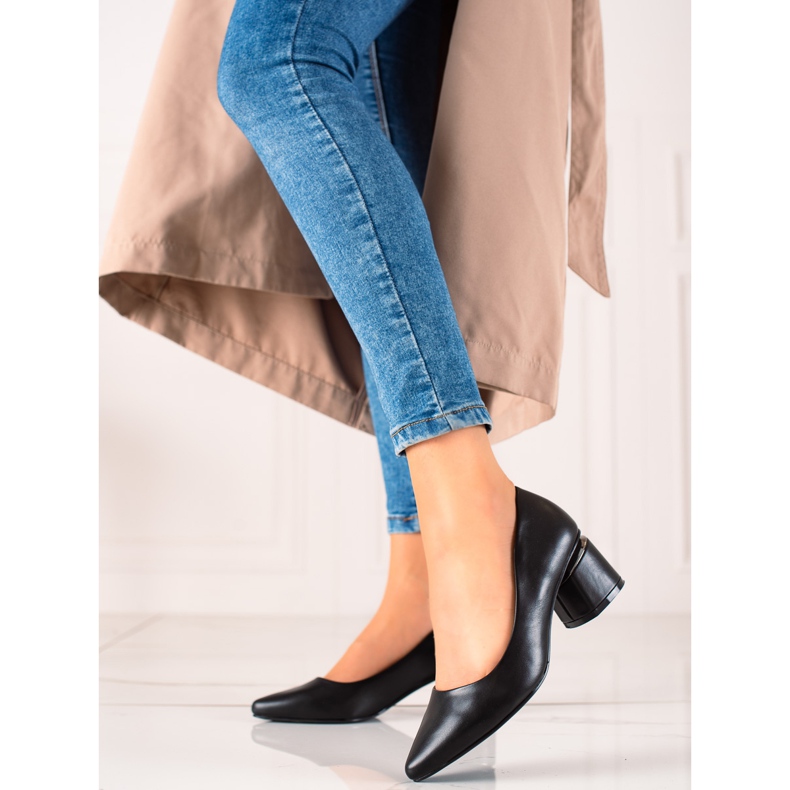 Seastar Pumput Eco -nahkaa musta 1