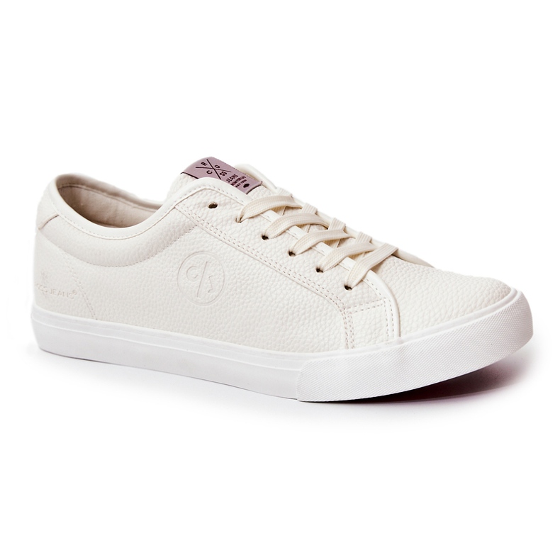 Miesten nahkalenkkarit Cross Jeans JJ1R4023C Valkoinen 1