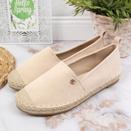 Espadrillit sujautuvat eVento W EVE345B beigeen 2