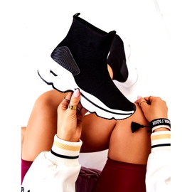 PS1 Mustat Bailee High Sock -urheilukengät 1