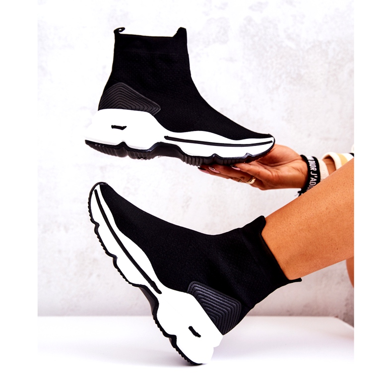 PS1 Mustat Bailee High Sock -urheilukengät 5