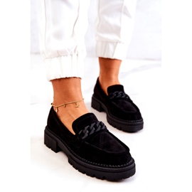 PL5 Suede Loafers La.Fi Black Sapphira musta 3
