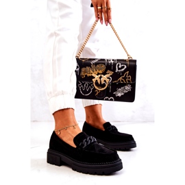 PL5 Suede Loafers La.Fi Black Sapphira musta 5