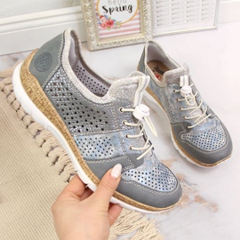 Rieker W N4255-12 harjakattoiset urheilukengät siniset sininen 1