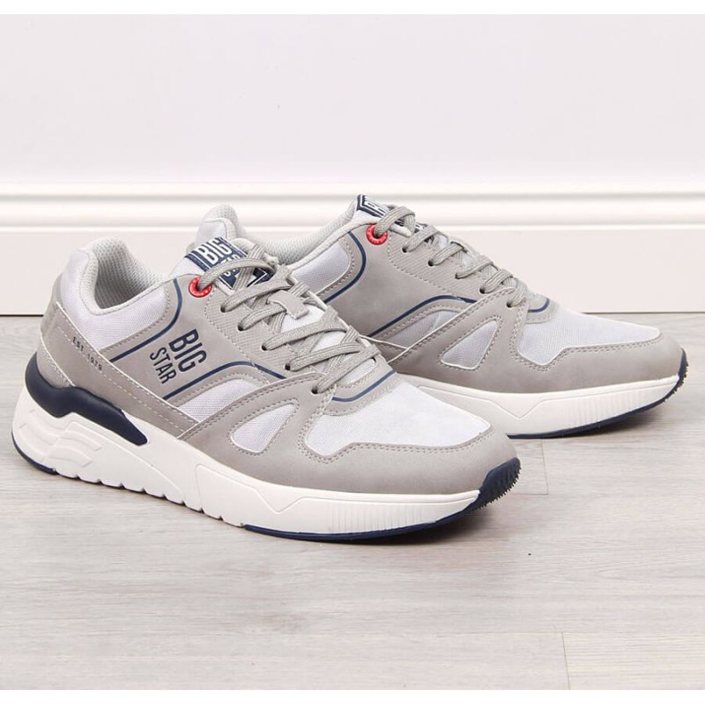 Harmaat vapaa-ajan urheilukengät Big Star M JJ174276 1