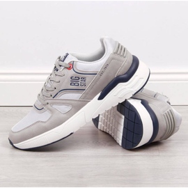 Harmaat vapaa-ajan urheilukengät Big Star M JJ174276 2