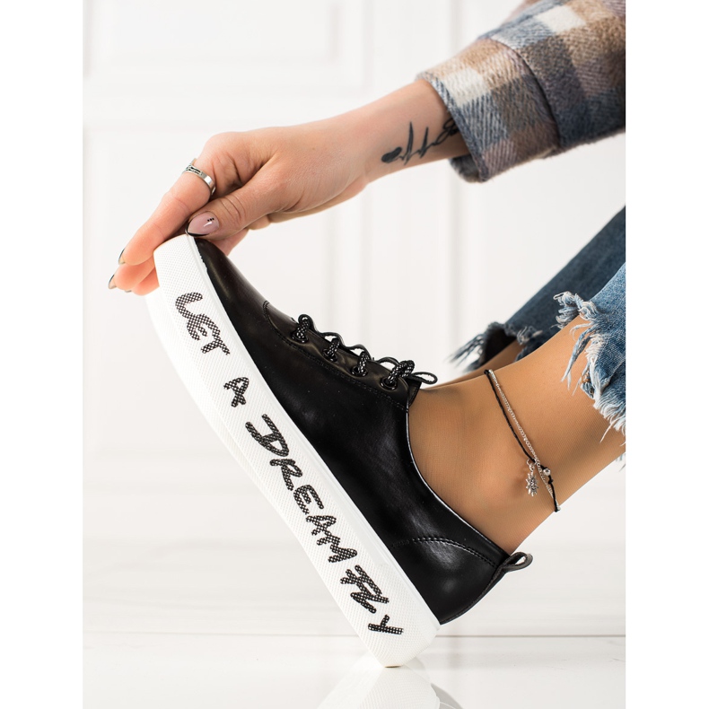 Goodin Tennarit Eco Leather Fashionilla musta 1