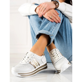 Filippo Ever Nahka Urheilujalkineet valkoinen 1