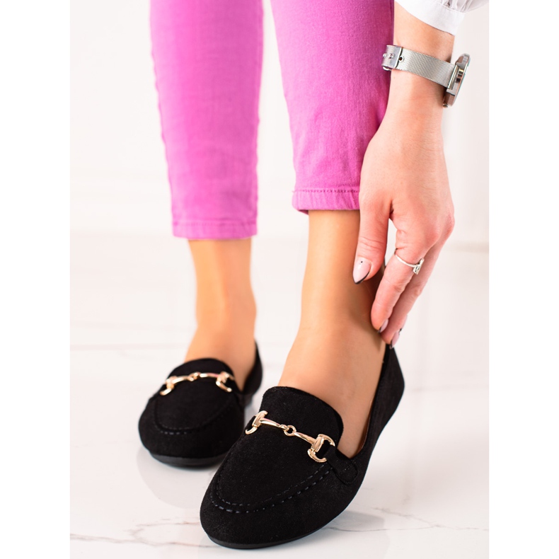 Mustat tyylikkäät VINCEZA-loaferit 2